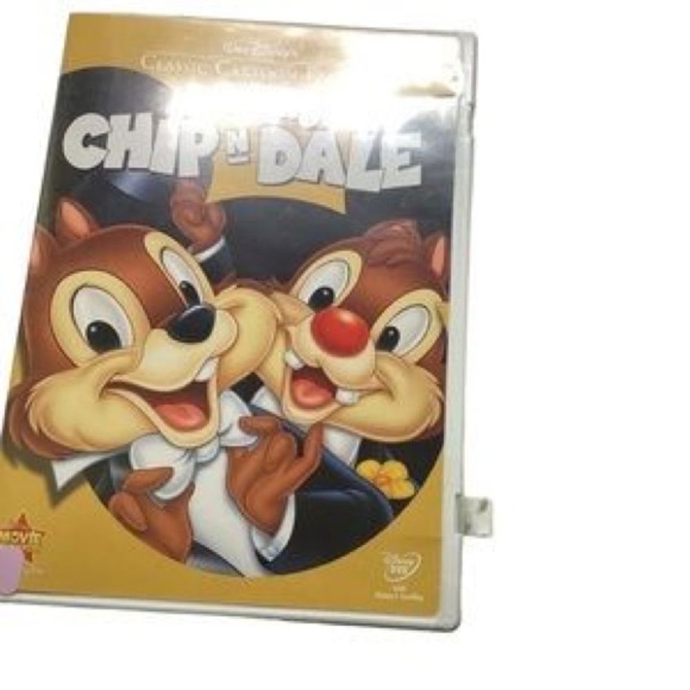 Disney Chip 'n Dale Gold and Brown DVD